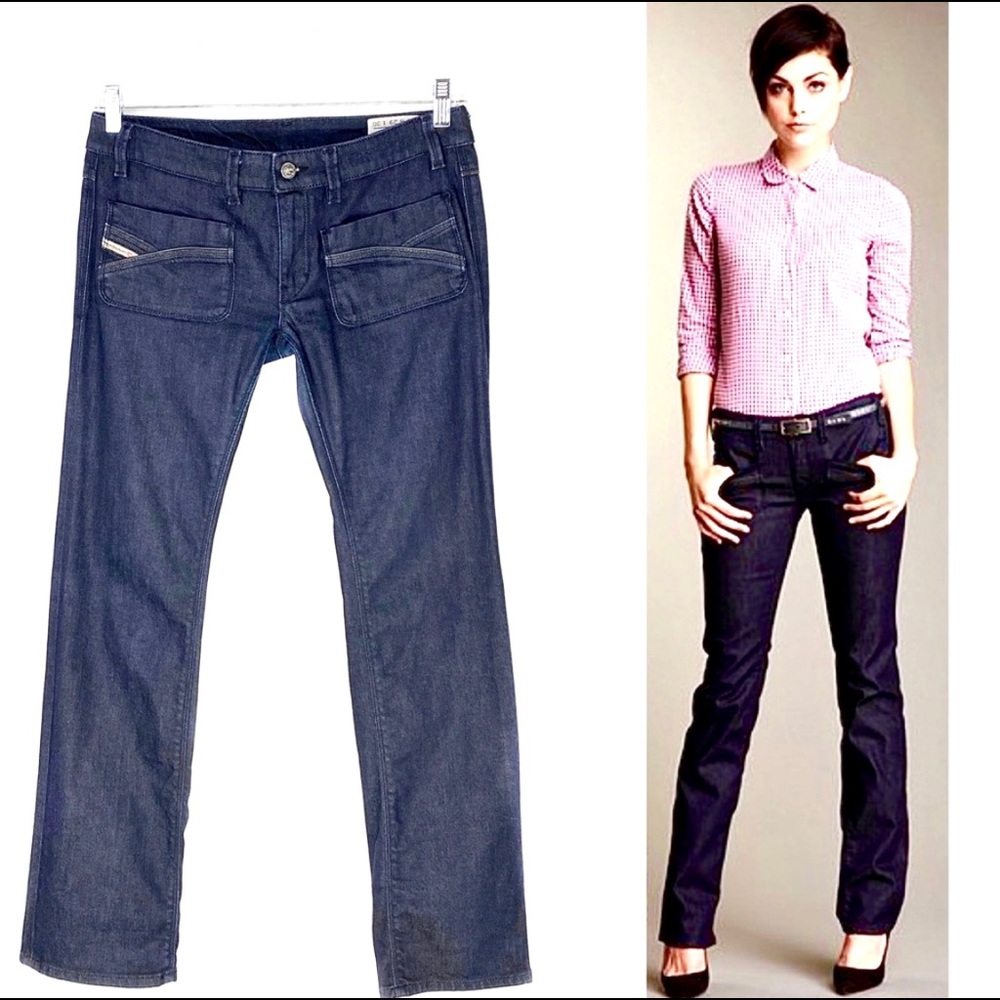 Diesel Wenga Stretch Jeans Straight Leg Size 29